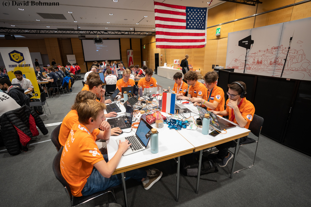 Team Niederlande während der ECSC